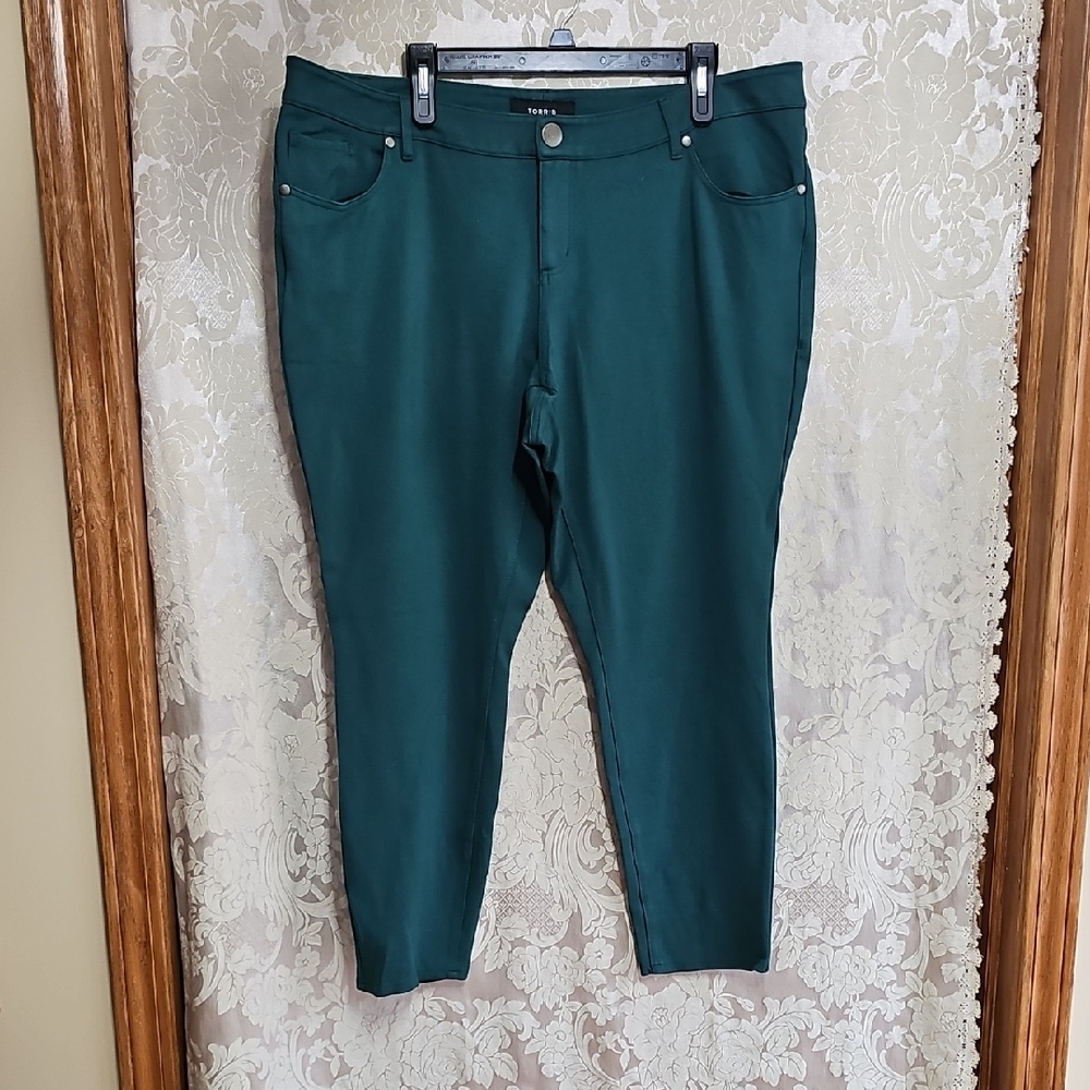 Torrid Green Jeggings Modern Slim Fit